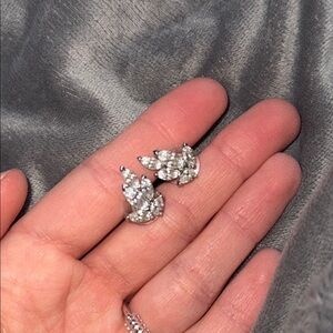 COPY - Swarovski Leaf Studs